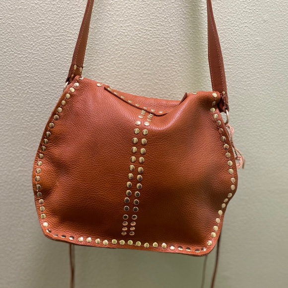 Handmade California leather studded purse - Picture 6 of 7